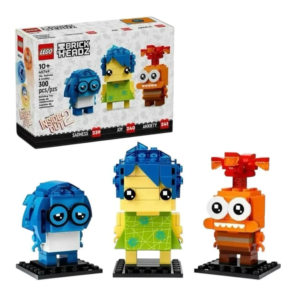 LEGO 40749 Brickheadz Disney Pixar Inside Out 2 Joy, Sadness & Anxiety